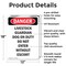 Signmission Livestock Guardian Dog On Duty Danger Sign, Aluminum, 12in W x 18in L, 2PK OS-2PACK-DS-A-1218-V-2150 - alternate 5